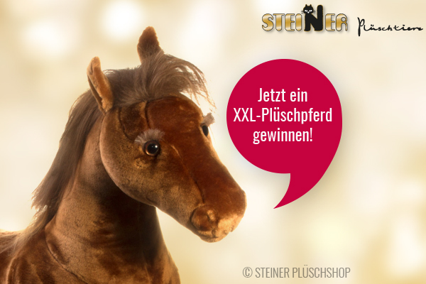 XXL-Plueschpferd