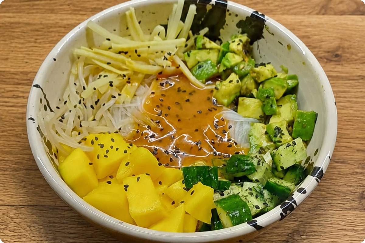 Glasnudelbowl