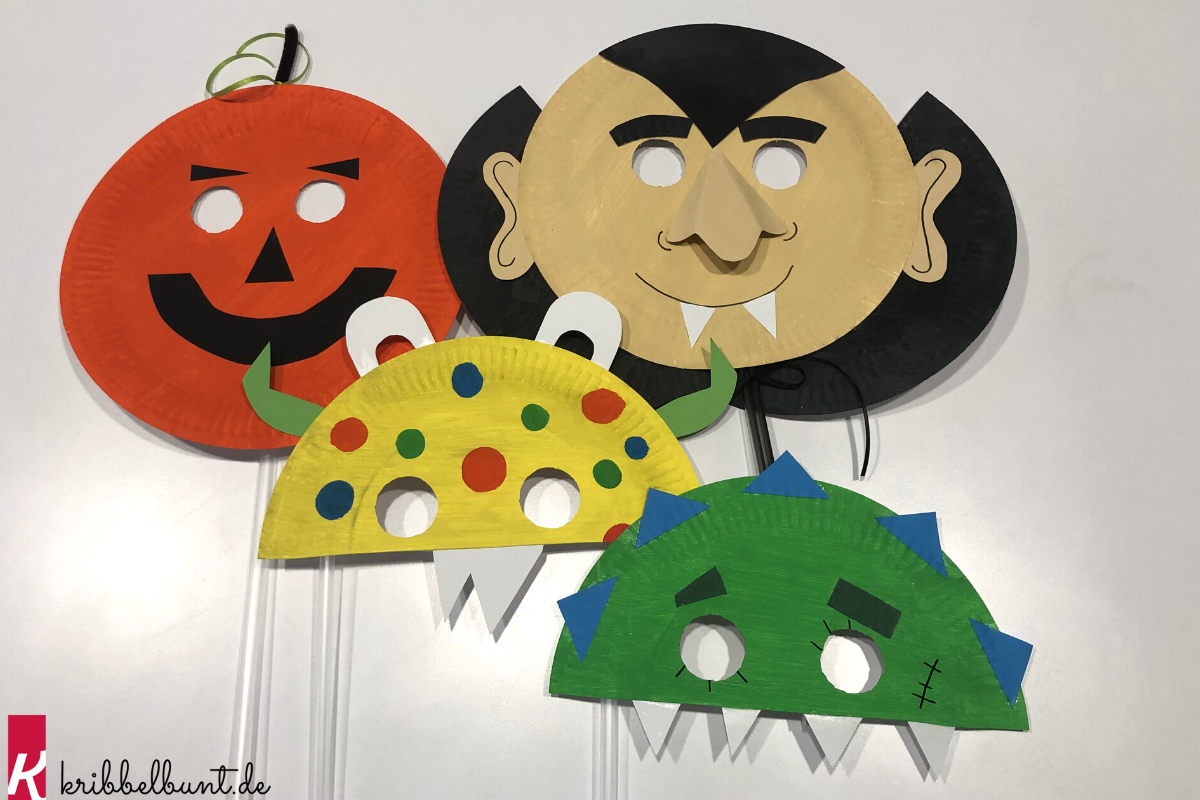 Halloween Masken basteln