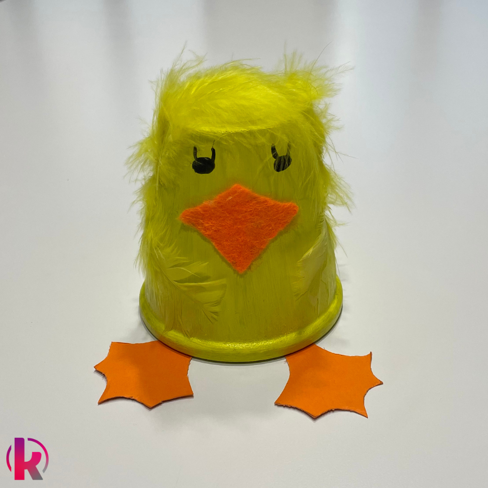 Tontopf Figuren Ostern Küken - Schritt 4