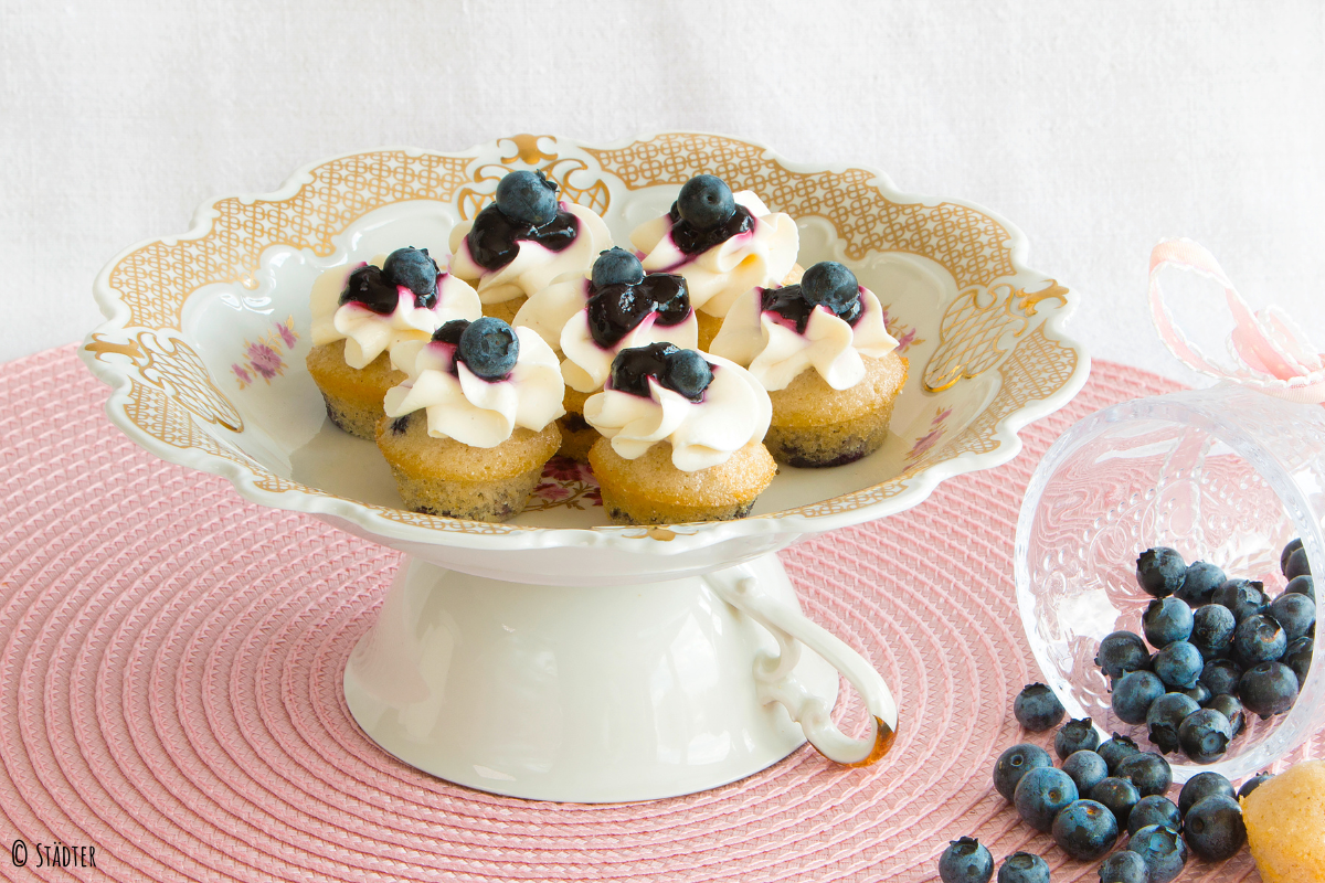 Blaubeer-Frischkäse-Muffins