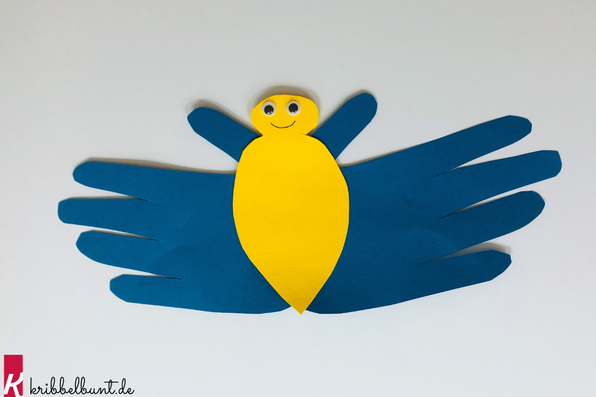 Schmetterling Handabdruck Schmetterling Handabdruck