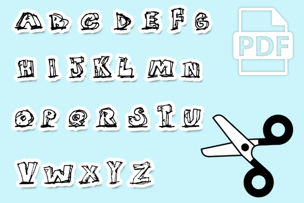 Buchstaben Ausdrucken Vorlagen In A4 / ABC Buchstaben Ausdrucken : Die vorlage braucht ihr einfach nur herunterladen und könnt sie dann auf dieser seite findet ihr einfache medien in der kategorie 'buchstaben' im fach deutsch für die klasse 1.