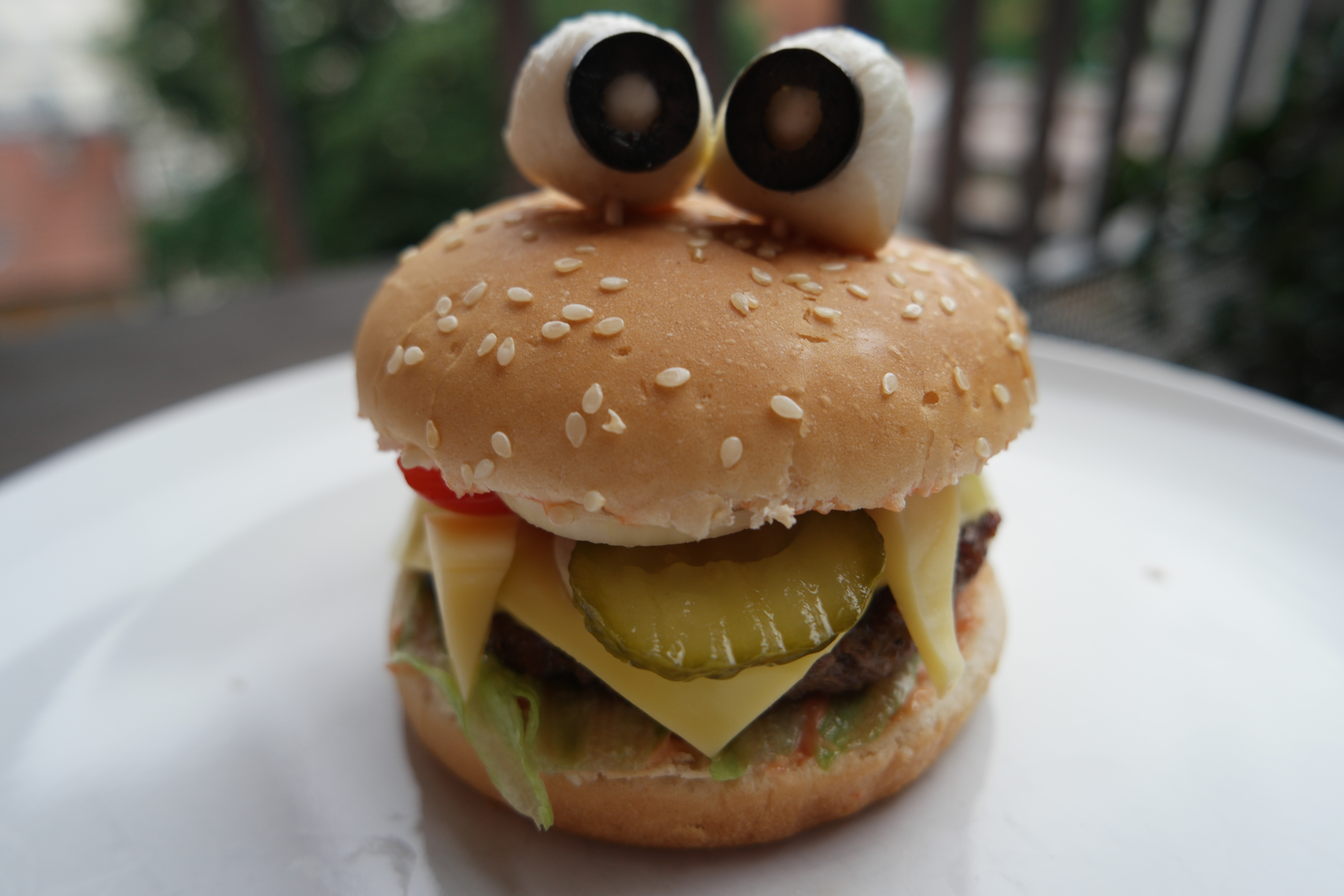 Halloween Burger / Vampir Burger