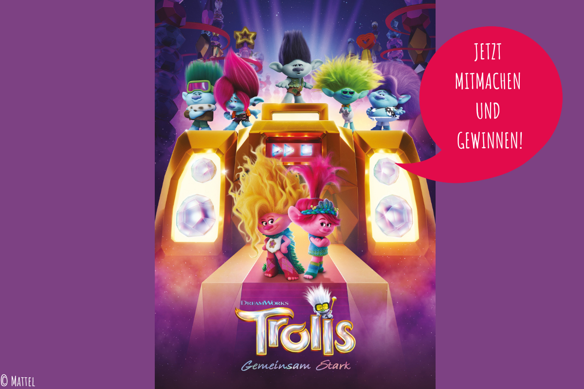 Gewinnt 3 iTunes Gutscheine zu TROLLS – GEMEINSAM STARK!