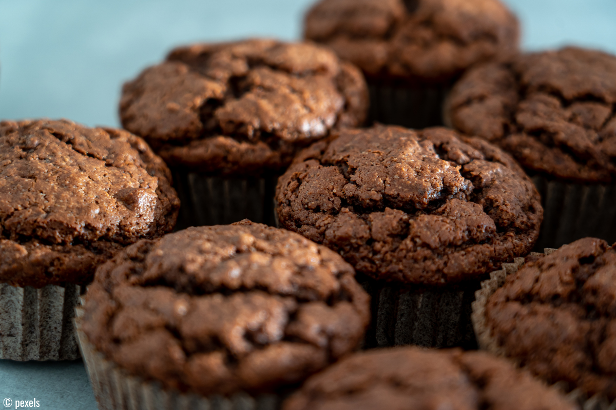 Schoko Nuss Muffins - Rezept | Kribbelbunt